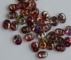 Superduo Red Crystal Magic Wine Red-Brown Miniduo 00030-95200 Czech Bead x 10g